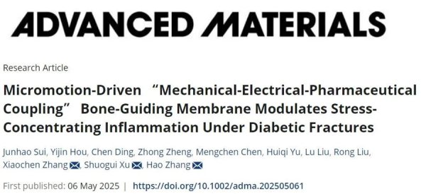 宏图优配 糖尿病患者骨折难愈？上海专家研发新型骨引导膜